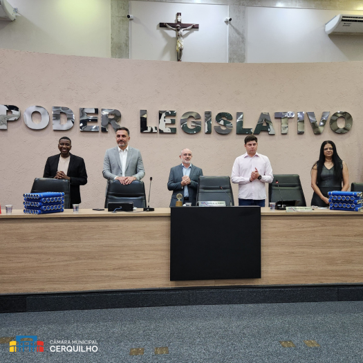 Presidente da Câmara Cleiton da Luz Scudeler participa da Formatura do SENAI 