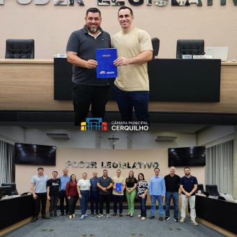 34ª Sessão Ordinária da Câmara de Cerquilho destaca votações e homenagem a atleta cerquilhense