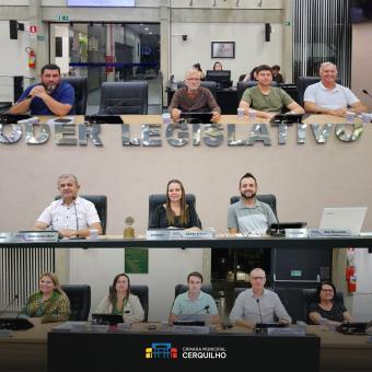 Penúltima Sessão Ordinária de 2025 é realizada na Câmara Municipal de Cerquilho