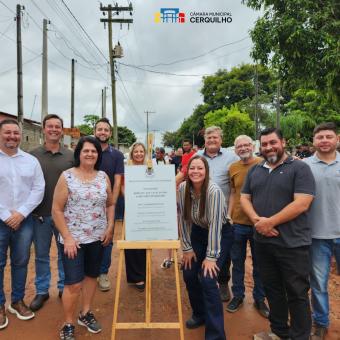Água encanada chega ao Loteamento Ribeiro