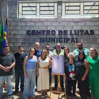 Vereadores participam da inauguração do Centro Municipal de Lutas “Ditão Modenez”